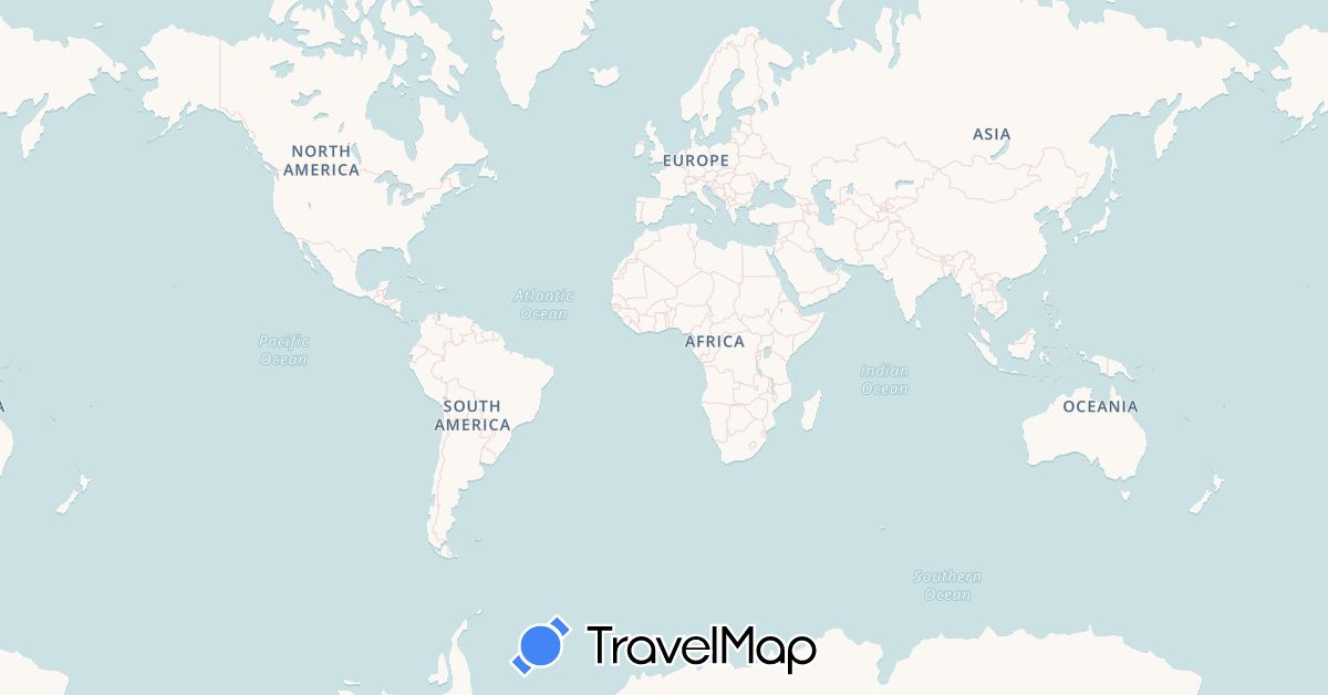 TravelMap itinerary: driving, plane, boat in Canada, United Kingdom, Greenland, Iceland, Norway, Svalbard and Jan Mayen (Europe, North America)